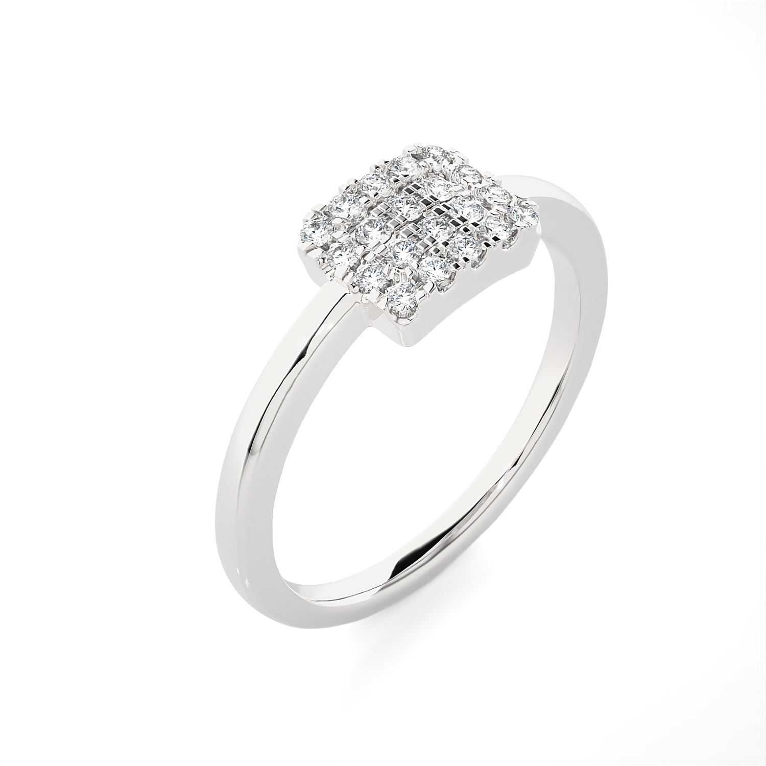 1/5 ctw Round Lab Grown Diamond Ring