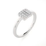 1/5 ctw Round Lab Grown Diamond Ring