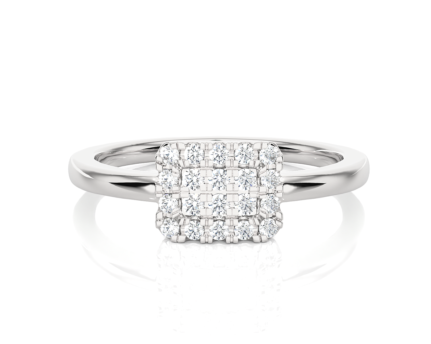 1/5 ctw Round Lab Grown Diamond Ring