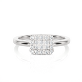 1/5 ctw Round Lab Grown Diamond Ring