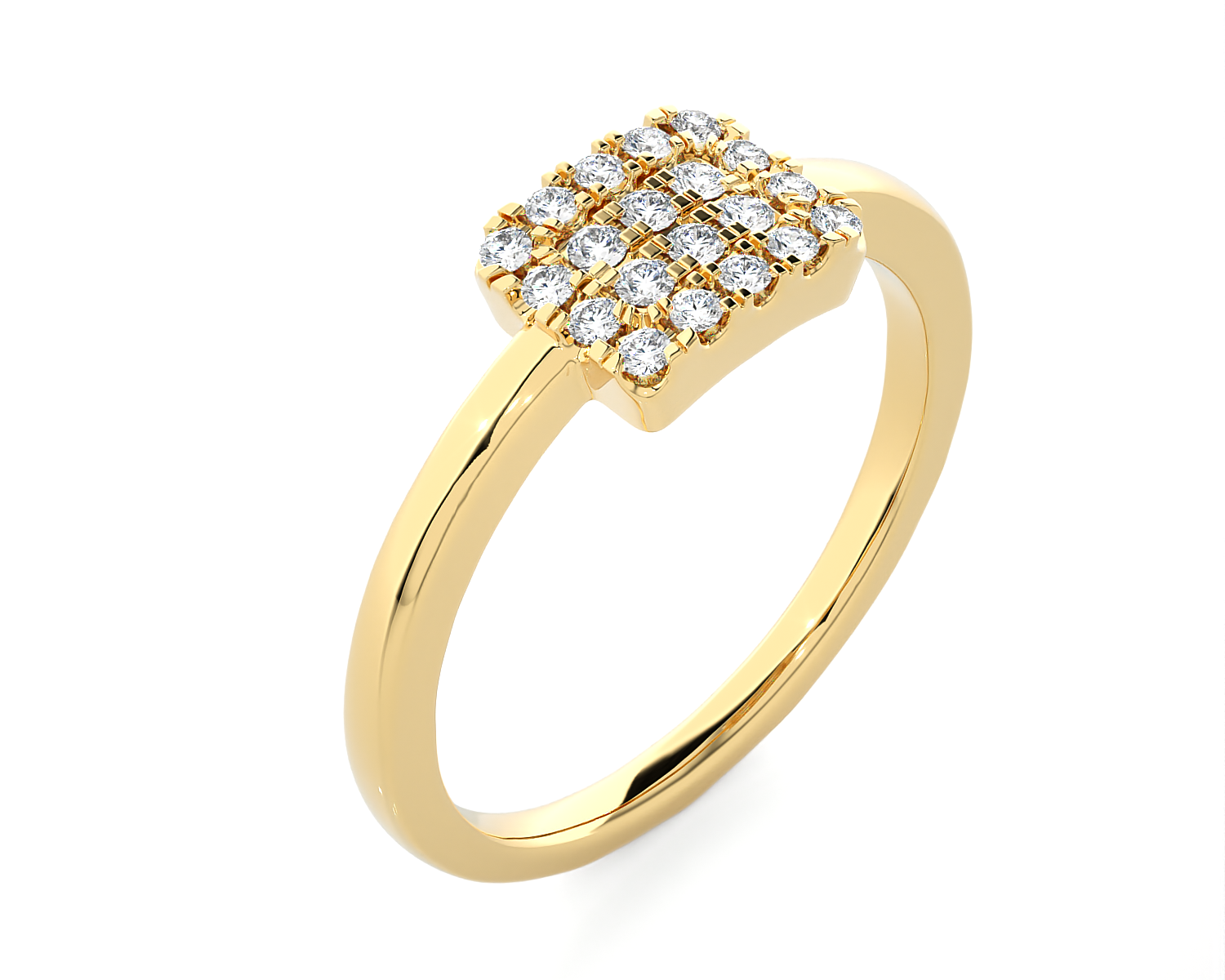 1/5 ctw Round Lab Grown Diamond Ring