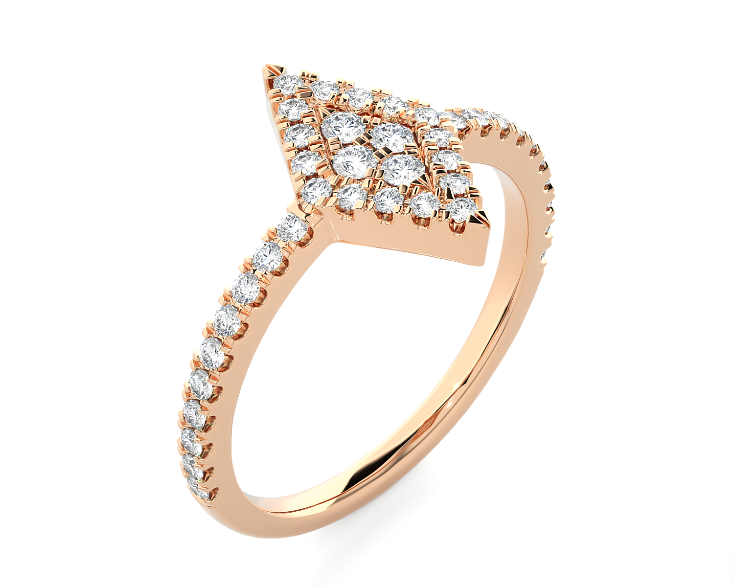 1/2 ctw Round Lab Grown Diamond Ring