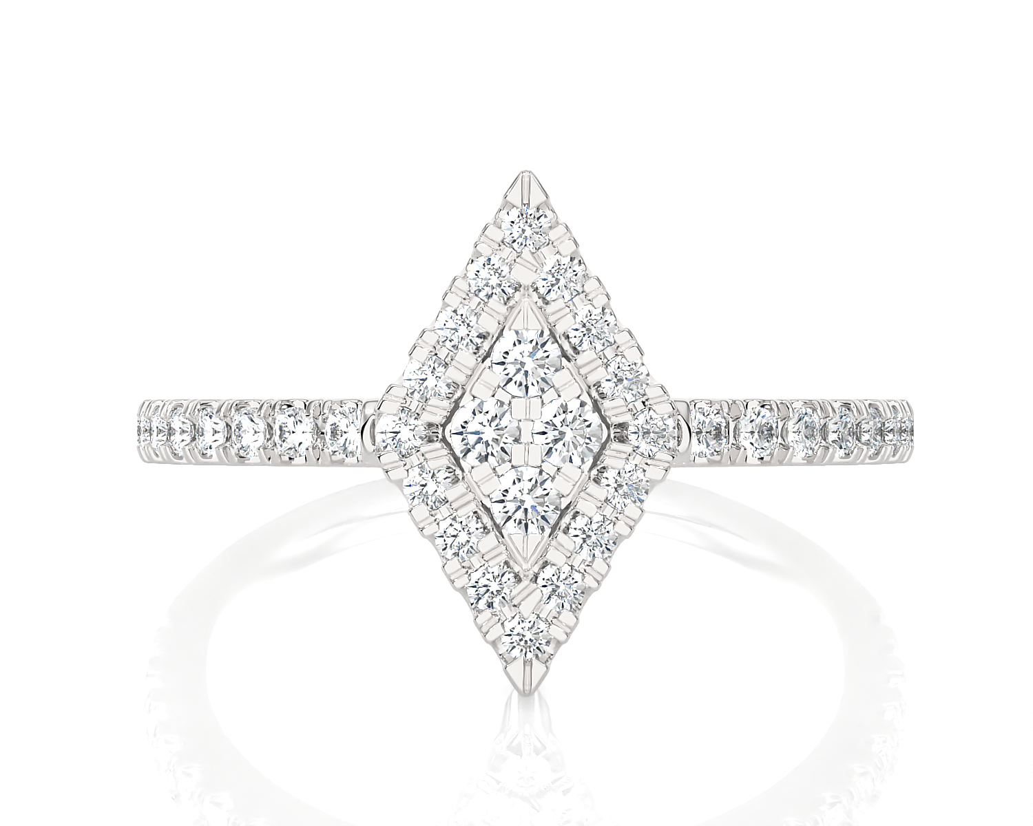 1/2 ctw Round Lab Grown Diamond Ring