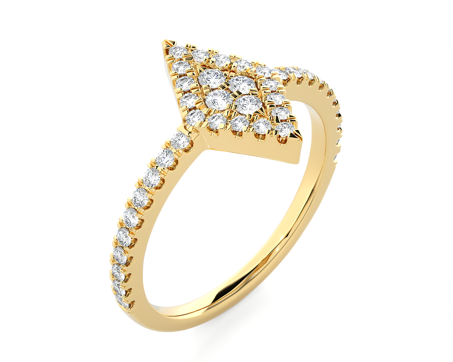 1/2 ctw Round Lab Grown Diamond Ring
