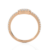 1/2 ctw Round Lab Grown Diamond Halo Engagement Ring