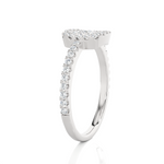 1/2 ctw Round Lab Grown Diamond Halo Engagement Ring