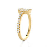 1/2 ctw Round Lab Grown Diamond Halo Engagement Ring