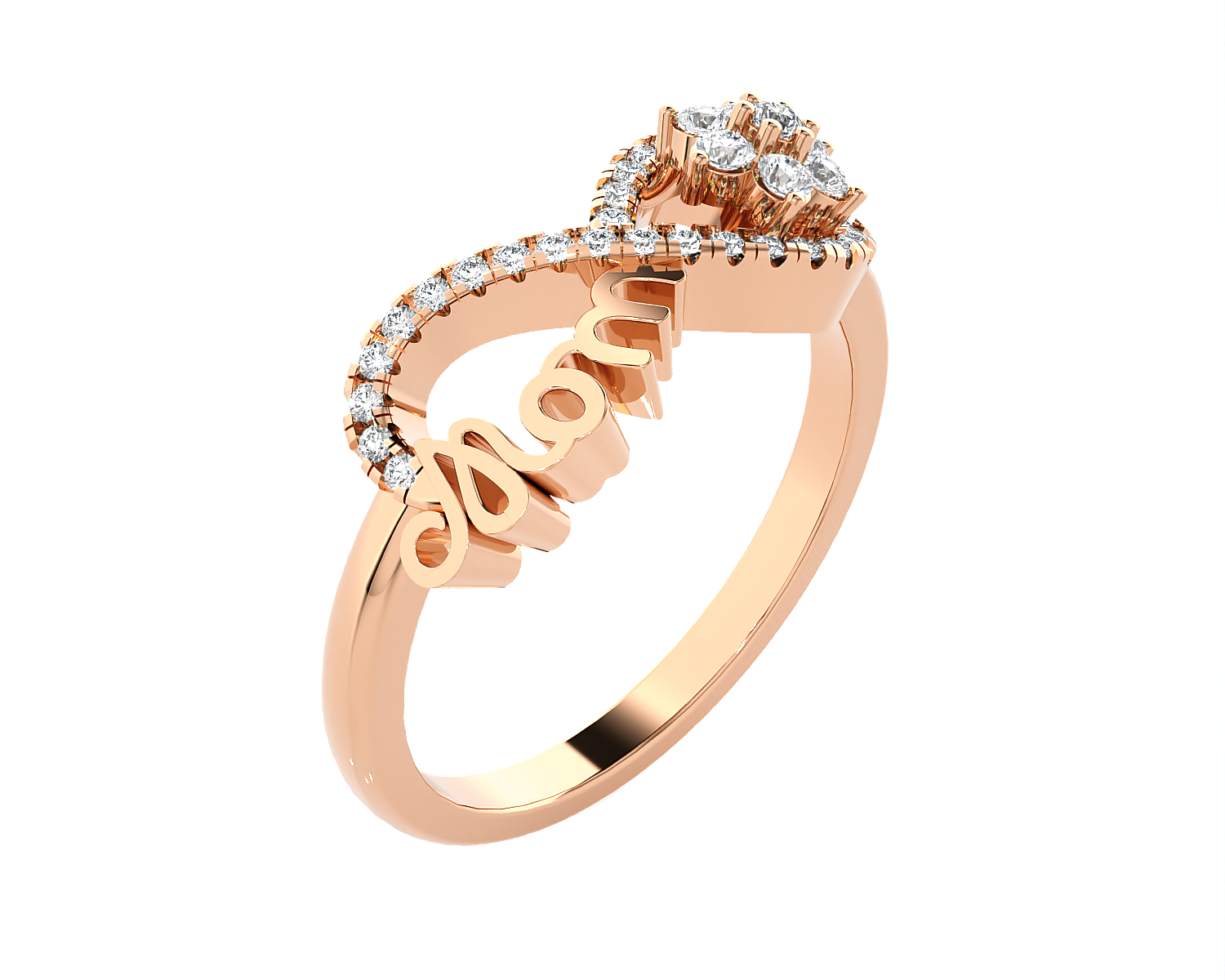 1/4 ctw Round Lab Grown Diamond Ring