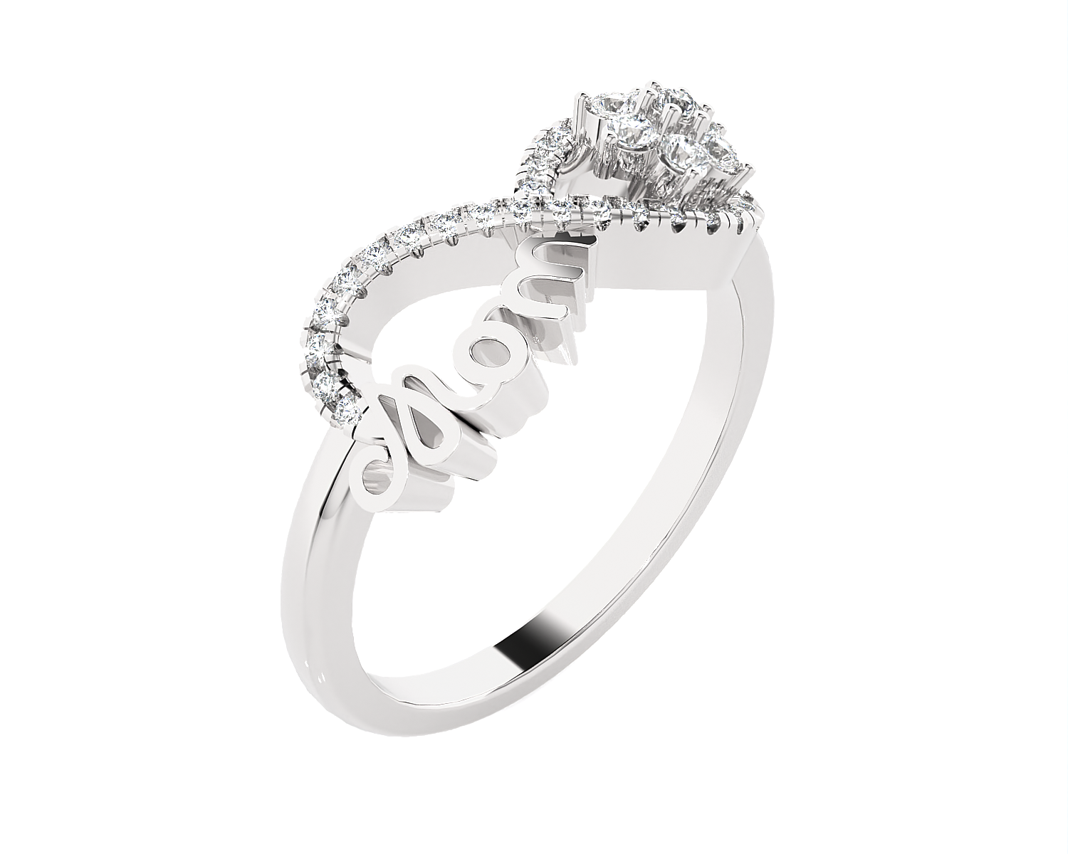 1/4 ctw Round Lab Grown Diamond Ring