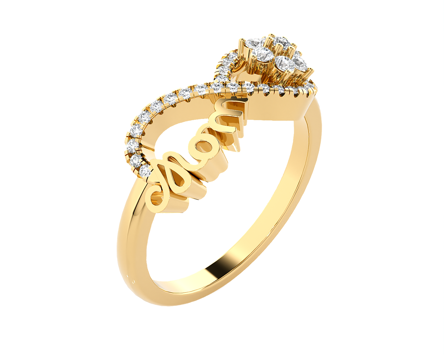 1/4 ctw Round Lab Grown Diamond Ring