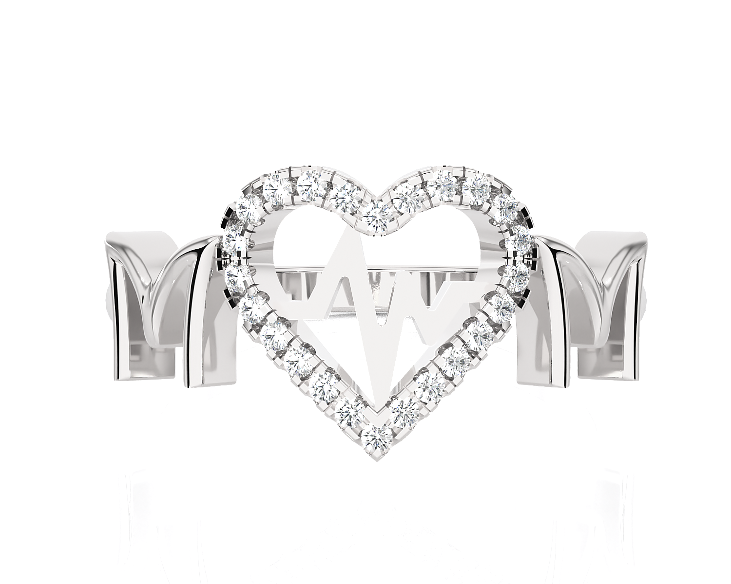 1/8 ctw Round Lab Grown Diamond Ring