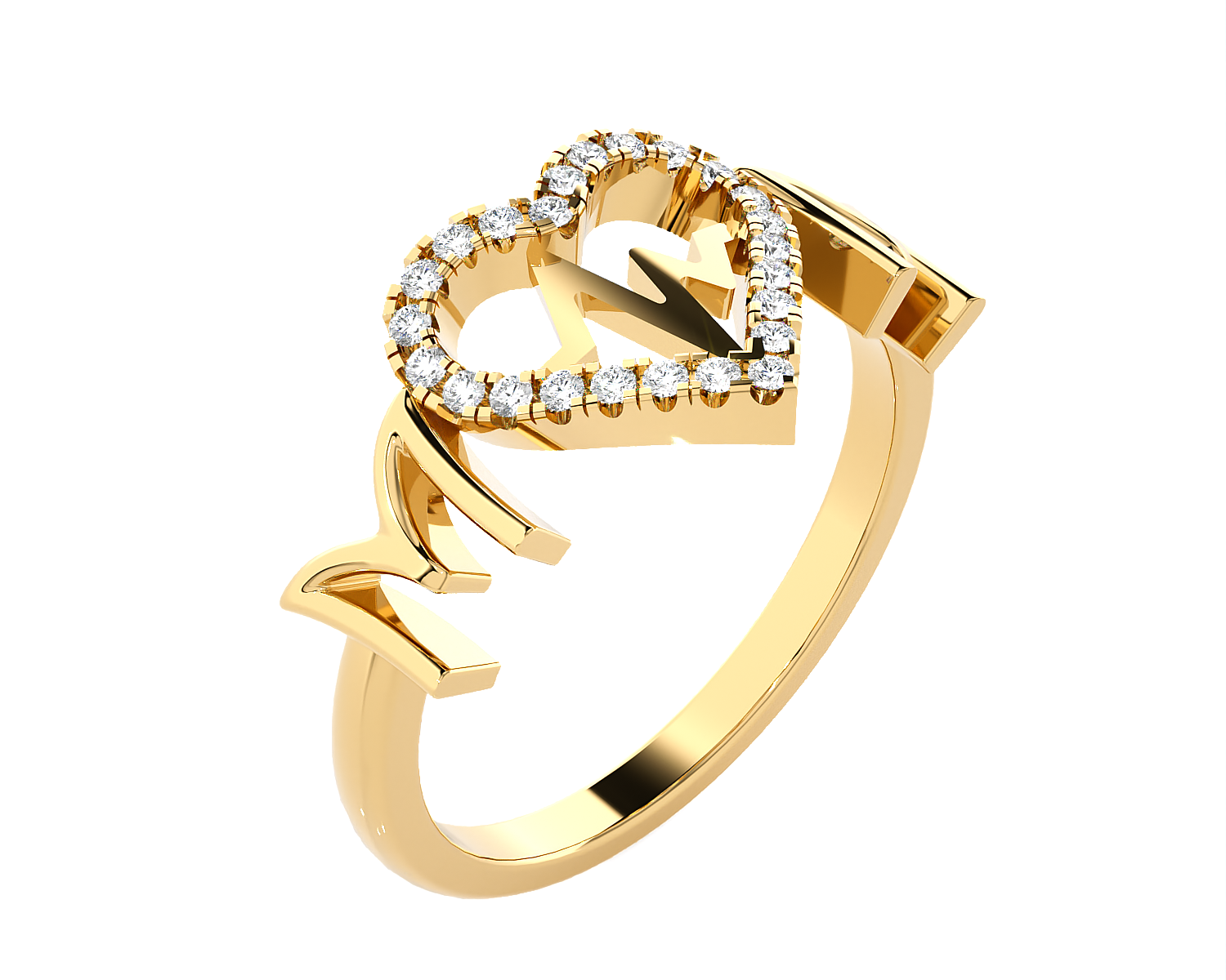 1/8 ctw Round Lab Grown Diamond Ring