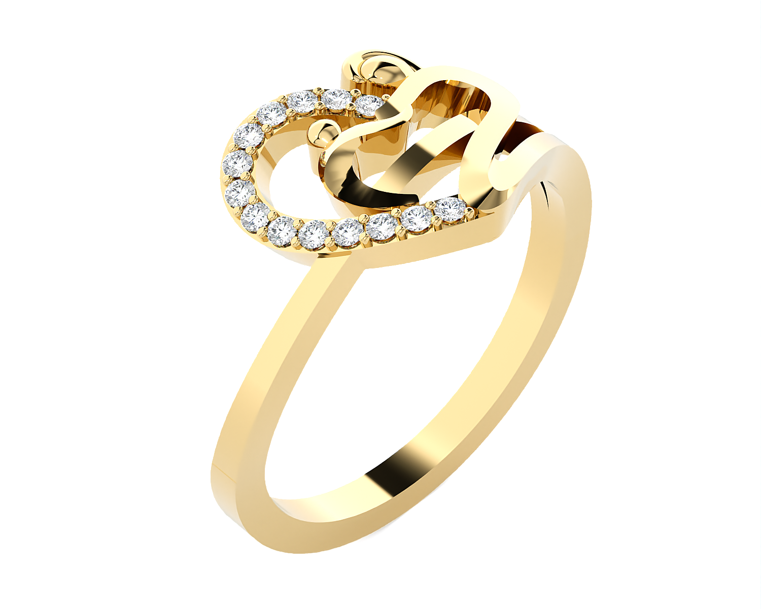 1/10 ctw Round Lab Grown Diamond Ring