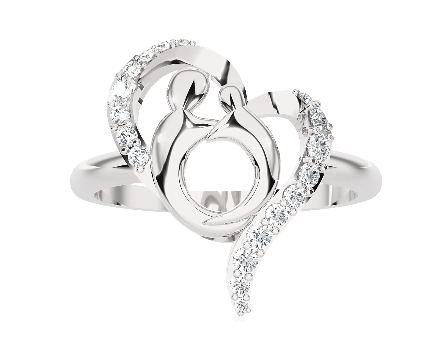 1/5 ctw Round Lab Grown Diamond Ring