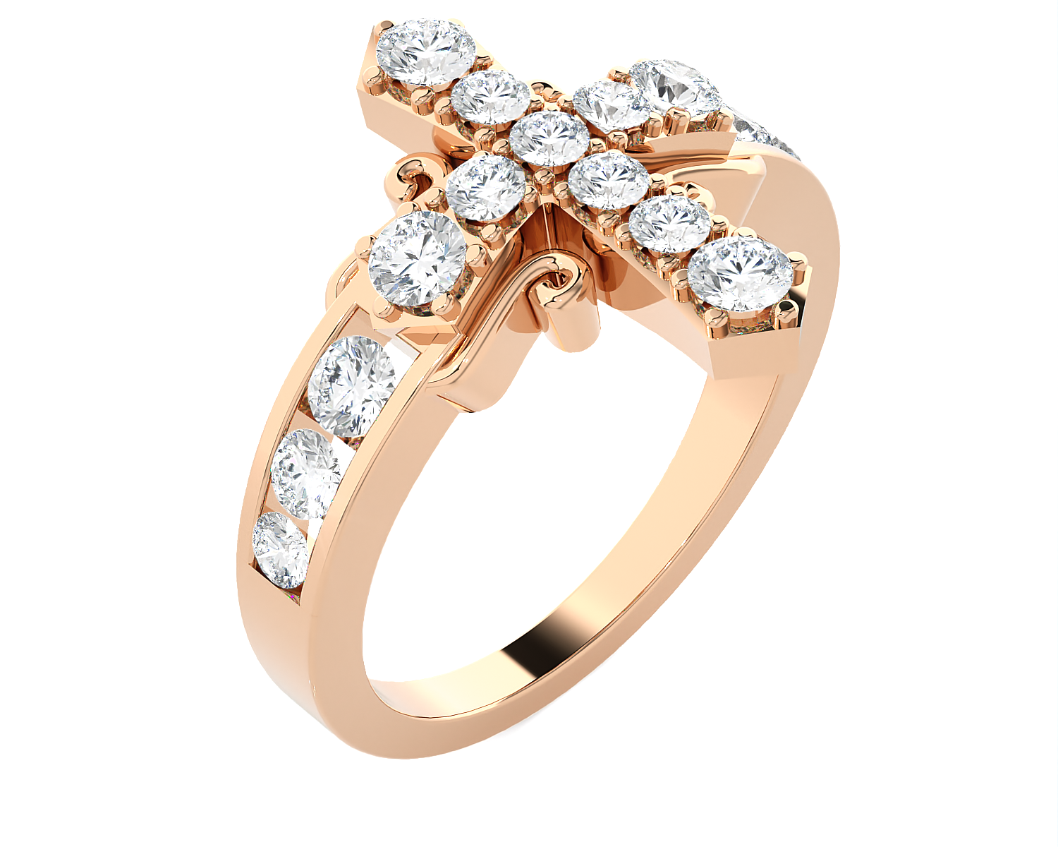 1 ctw Round Lab Grown Diamond Ring