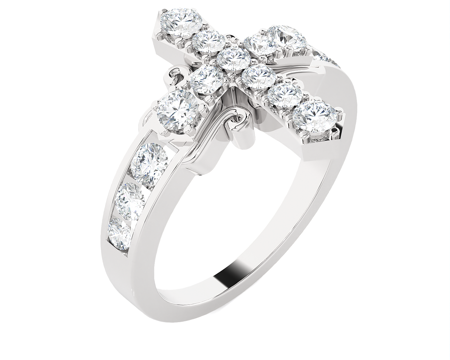 1 ctw Round Lab Grown Diamond Ring