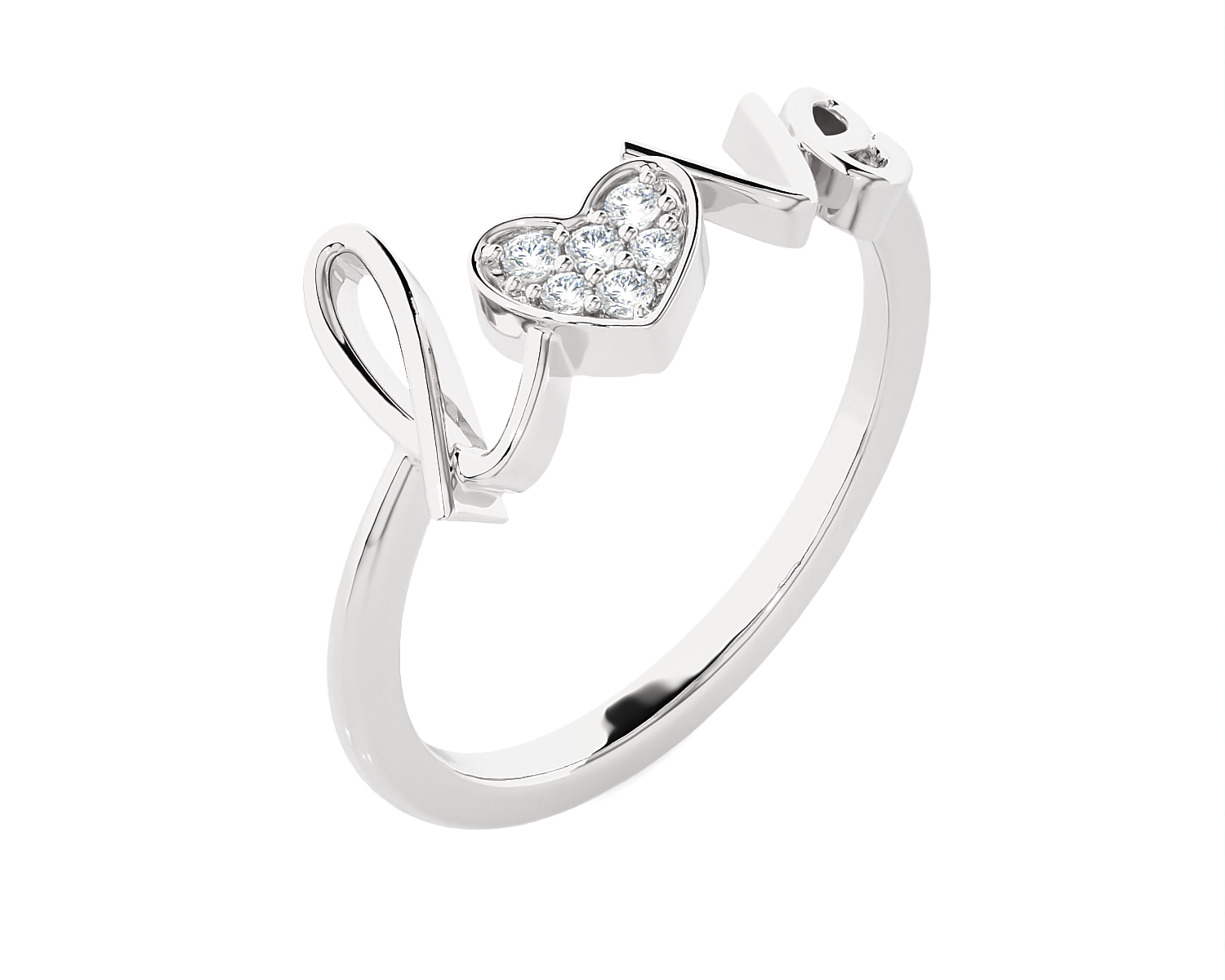 1/15 ctw Round Lab Grown Diamond Ring
