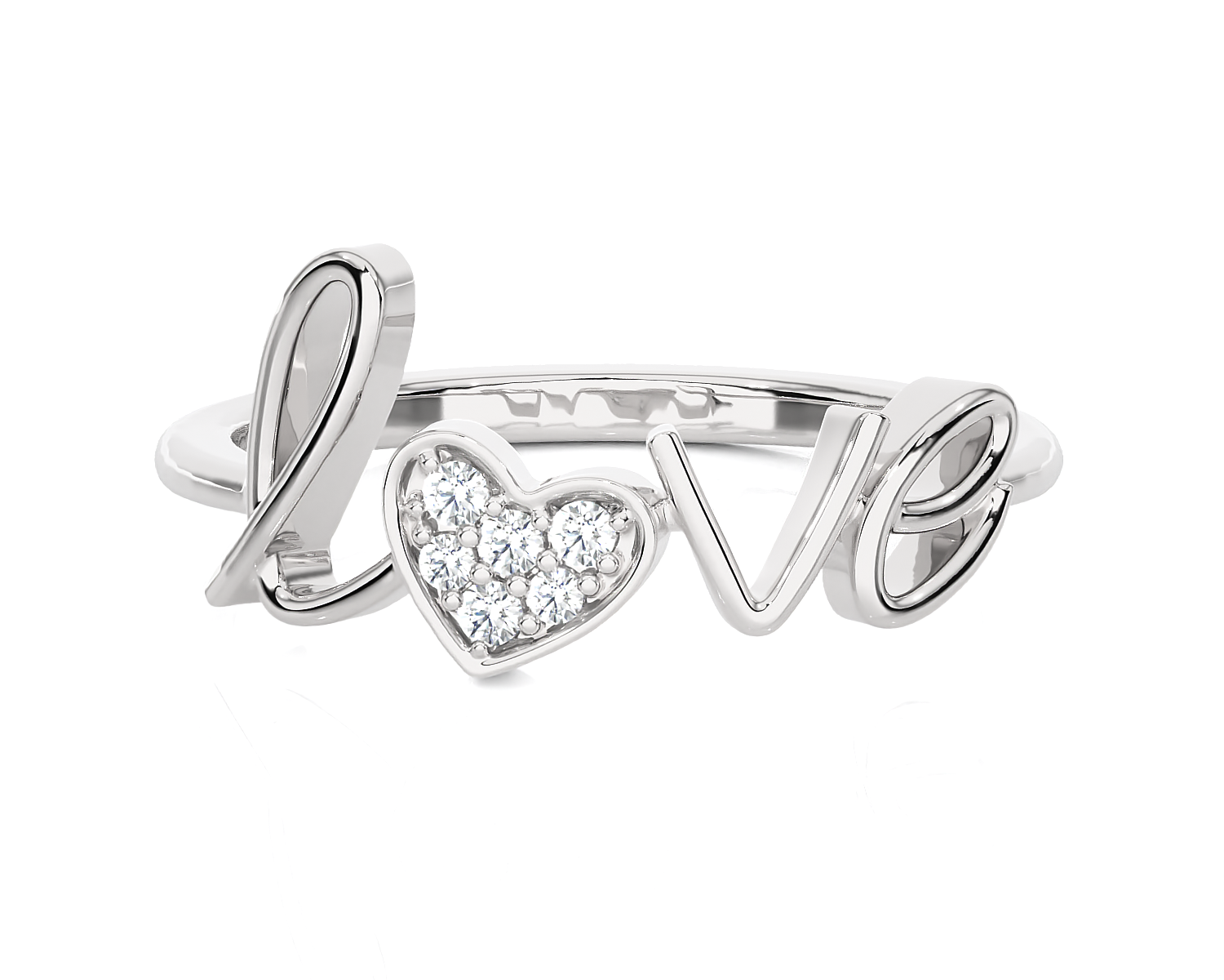 1/15 ctw Round Lab Grown Diamond Ring