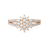 3/4 ctw Round Lab Grown Diamond Ring