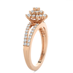 3/4 ctw Round Lab Grown Diamond Ring