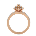 3/4 ctw Round Lab Grown Diamond Ring