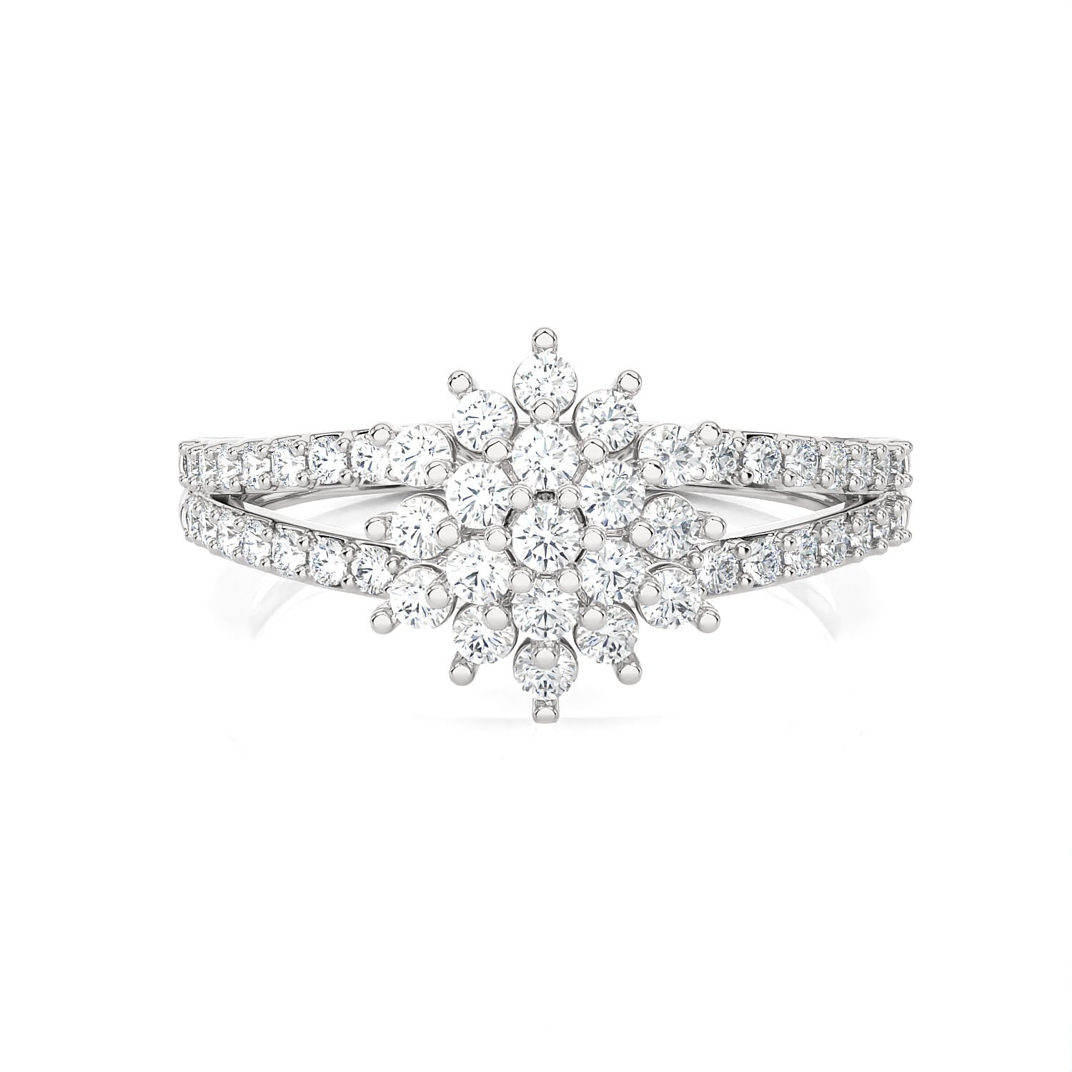 3/4 ctw Round Lab Grown Diamond Ring