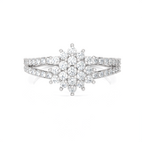 3/4 ctw Round Lab Grown Diamond Ring