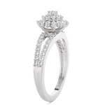 3/4 ctw Round Lab Grown Diamond Ring