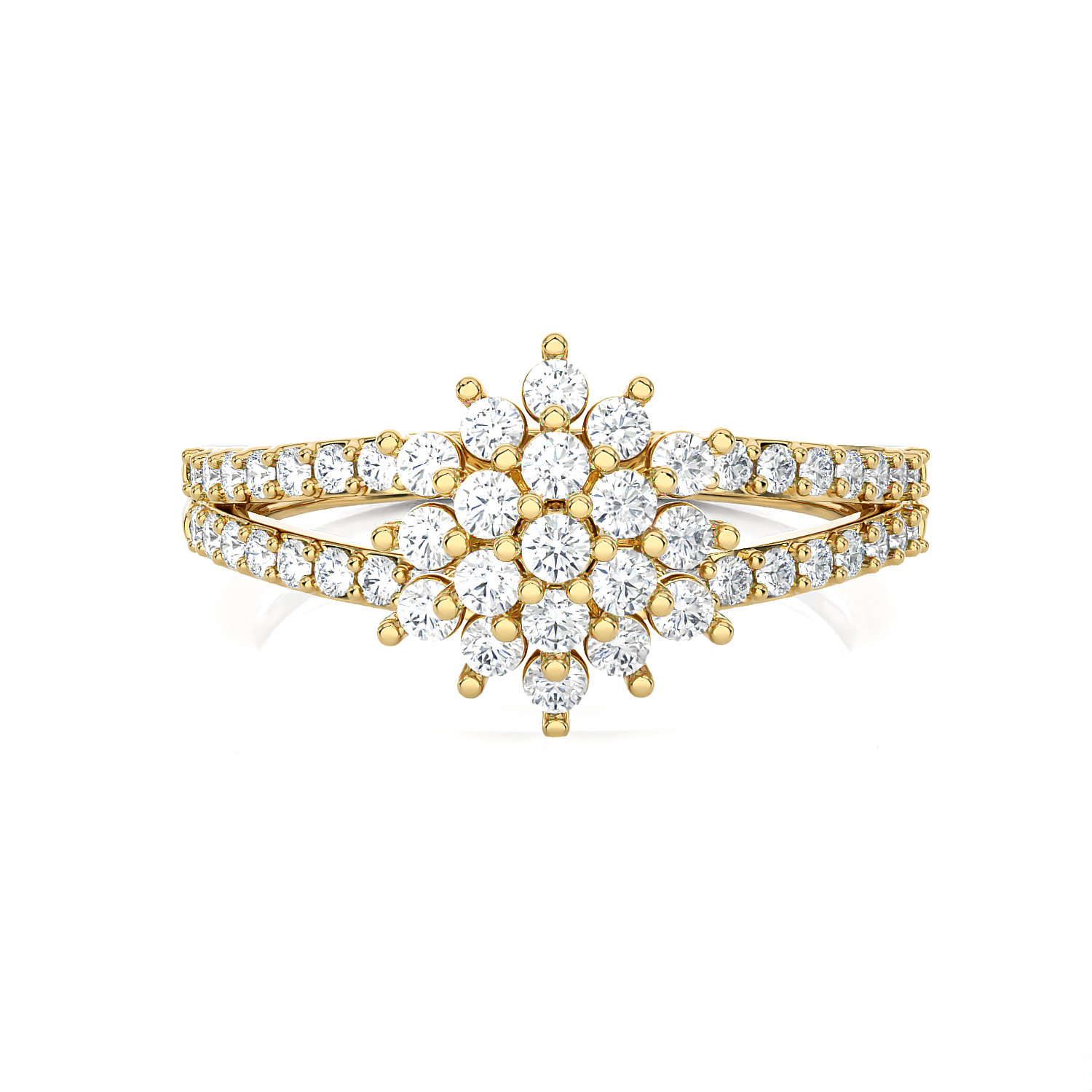 3/4 ctw Round Lab Grown Diamond Ring