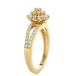 3/4 ctw Round Lab Grown Diamond Ring