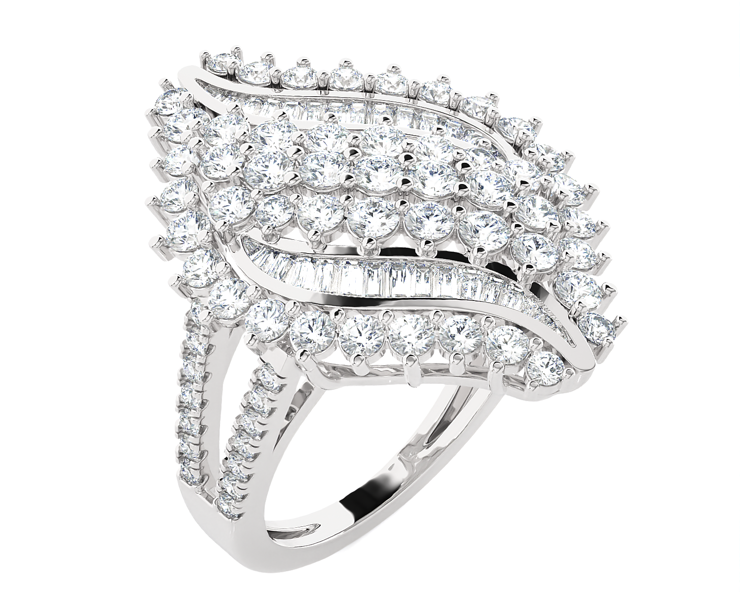 2 1/3 ctw Round Lab Grown Diamond Ring