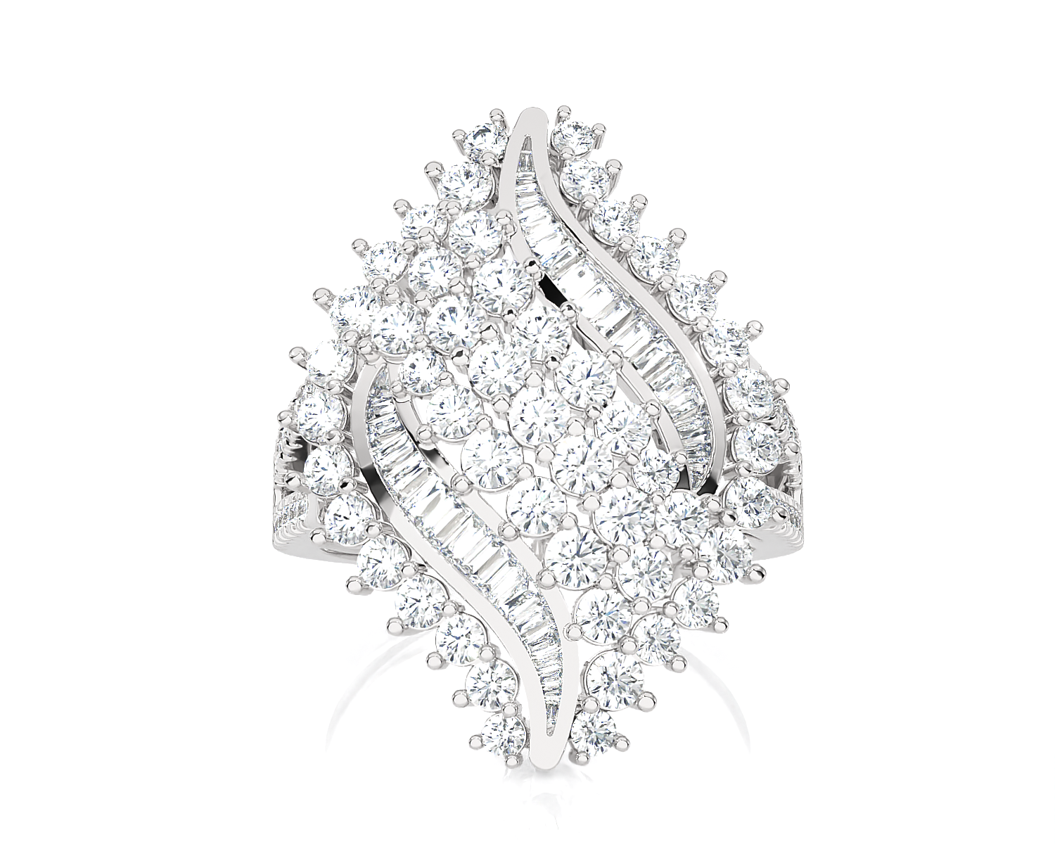 2 1/3 ctw Round Lab Grown Diamond Ring