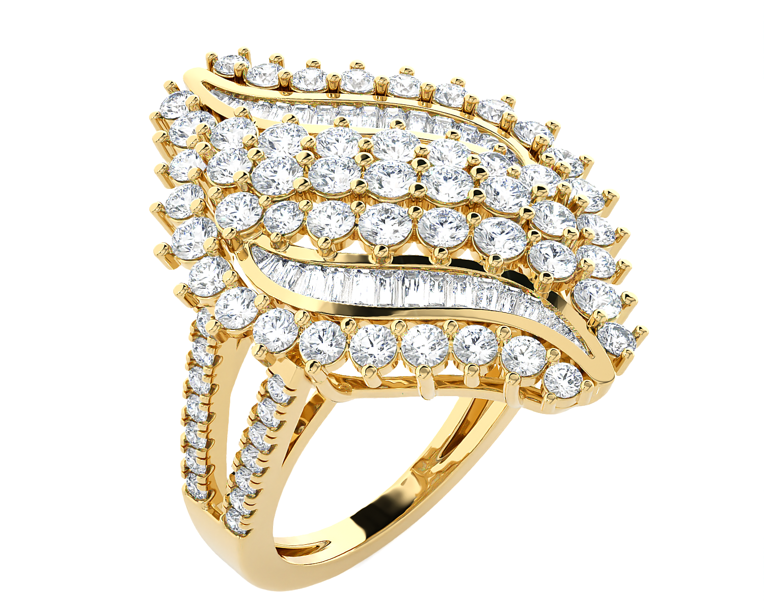 2 1/3 ctw Round Lab Grown Diamond Ring