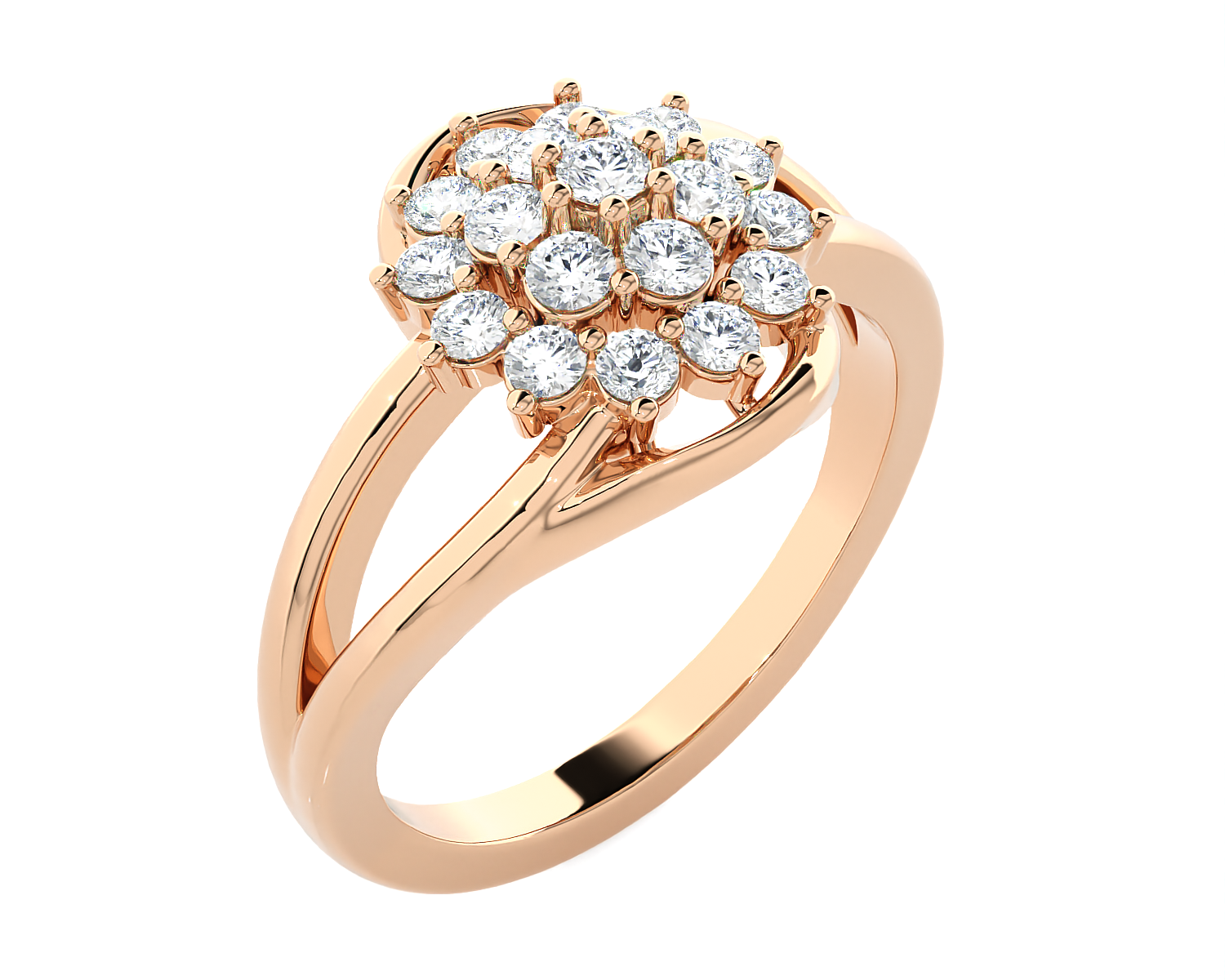 5/8 ctw Round Lab Grown Diamond Ring