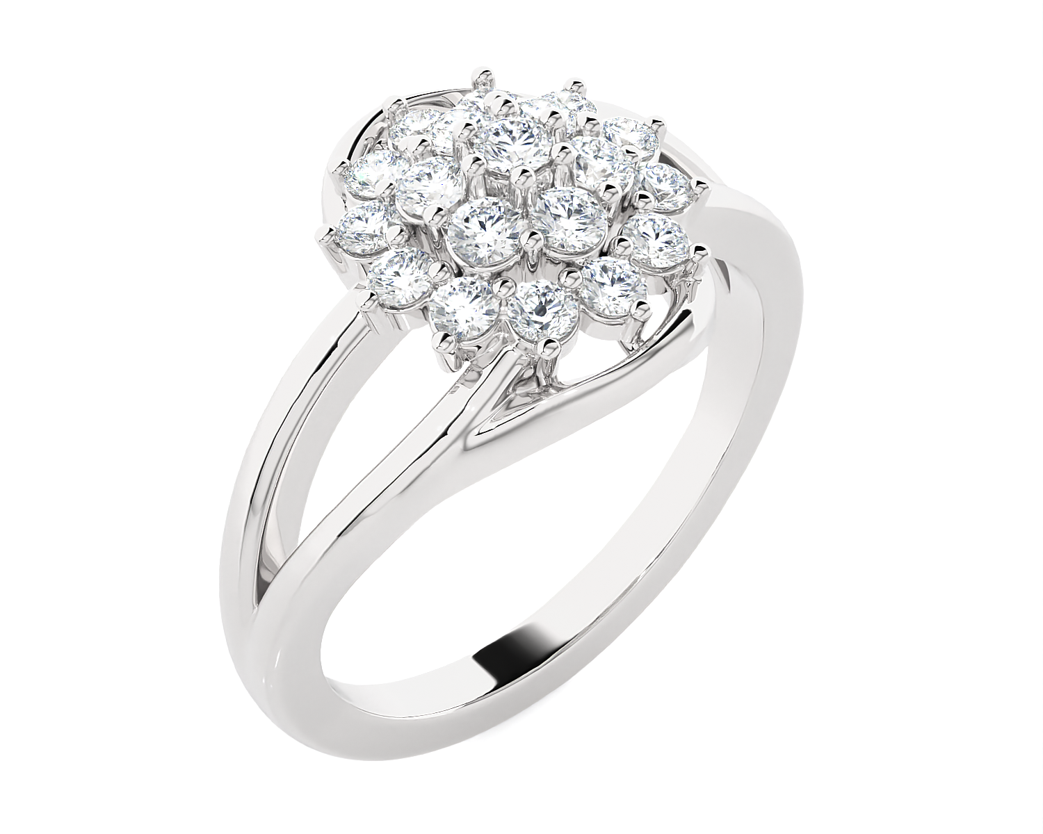 5/8 ctw Round Lab Grown Diamond Ring