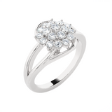 5/8 ctw Round Lab Grown Diamond Ring