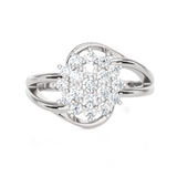 5/8 ctw Round Lab Grown Diamond Ring