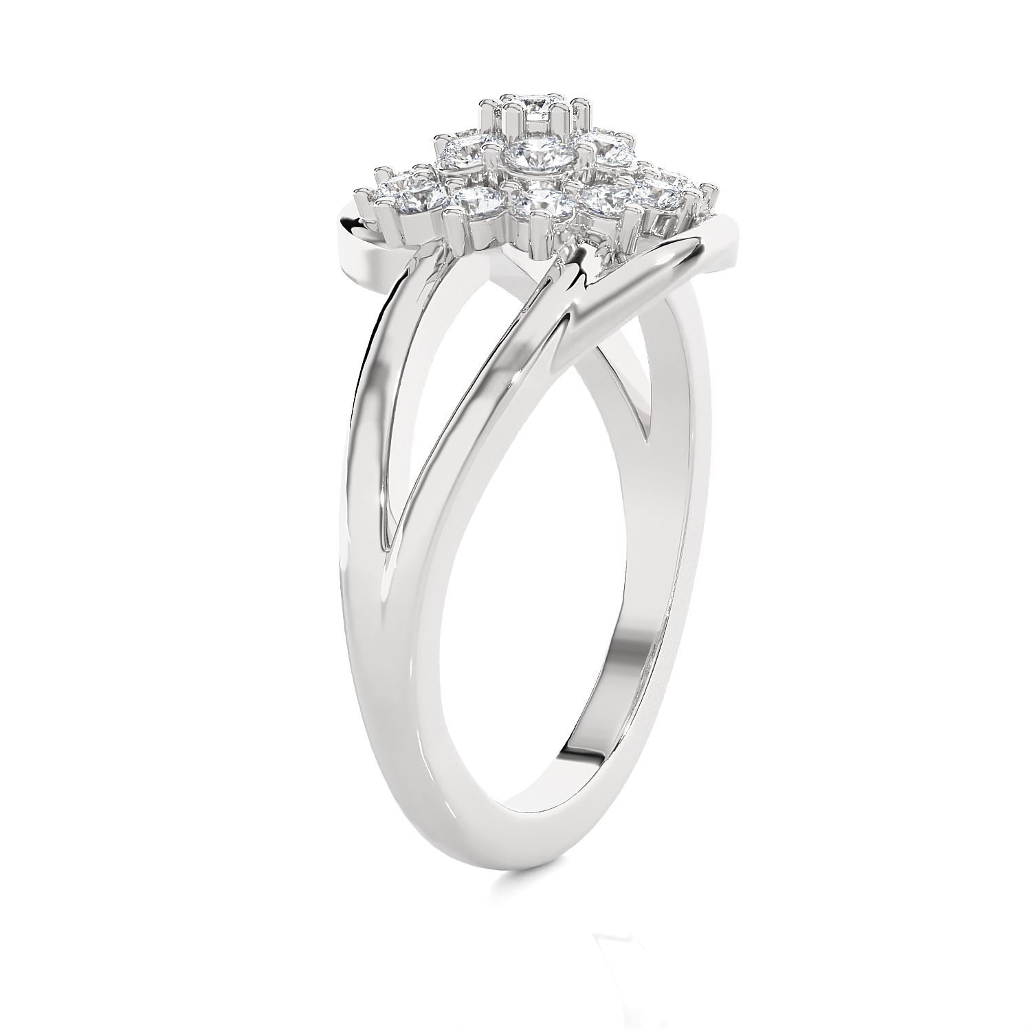 5/8 ctw Round Lab Grown Diamond Ring