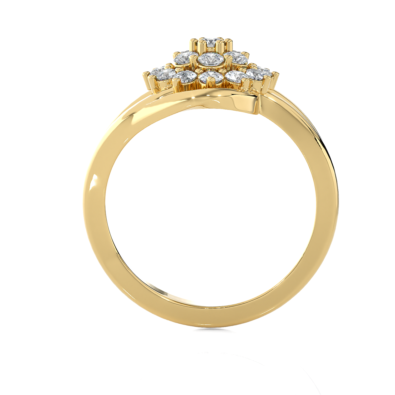 5/8 ctw Round Lab Grown Diamond Ring