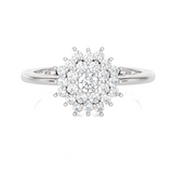 1/2 ctw Round Lab Grown Diamond Ring