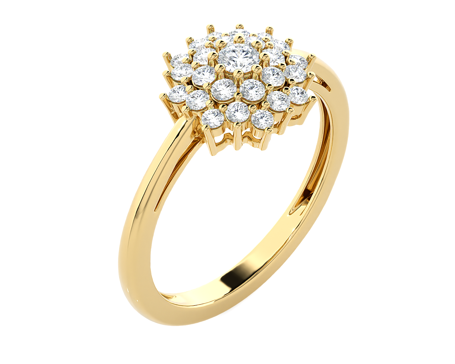 1/2 ctw Round Lab Grown Diamond Ring