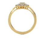 1/2 ctw Round Lab Grown Diamond Ring