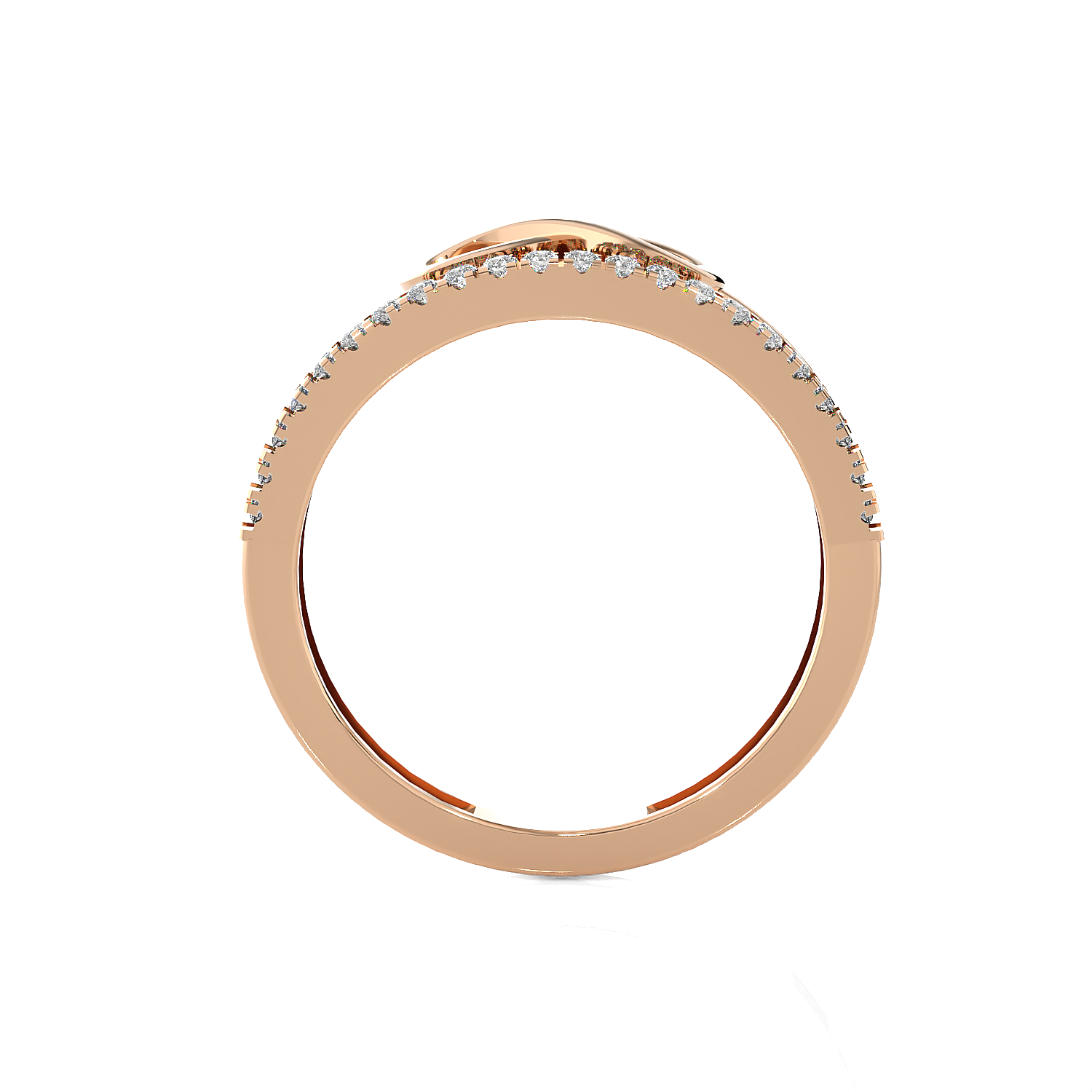 1/6 ctw Round Lab Grown Diamond Ring