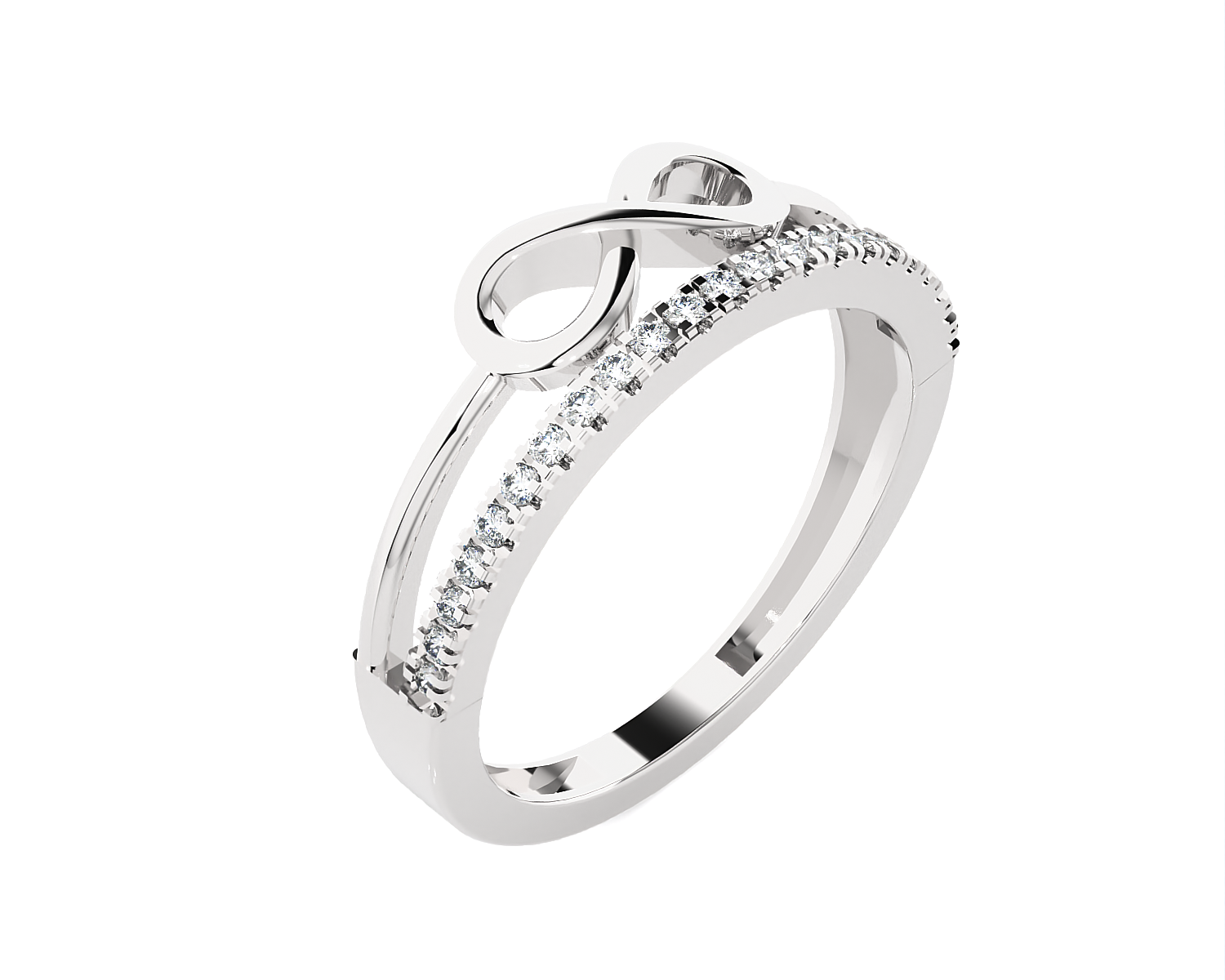 1/6 ctw Round Lab Grown Diamond Ring