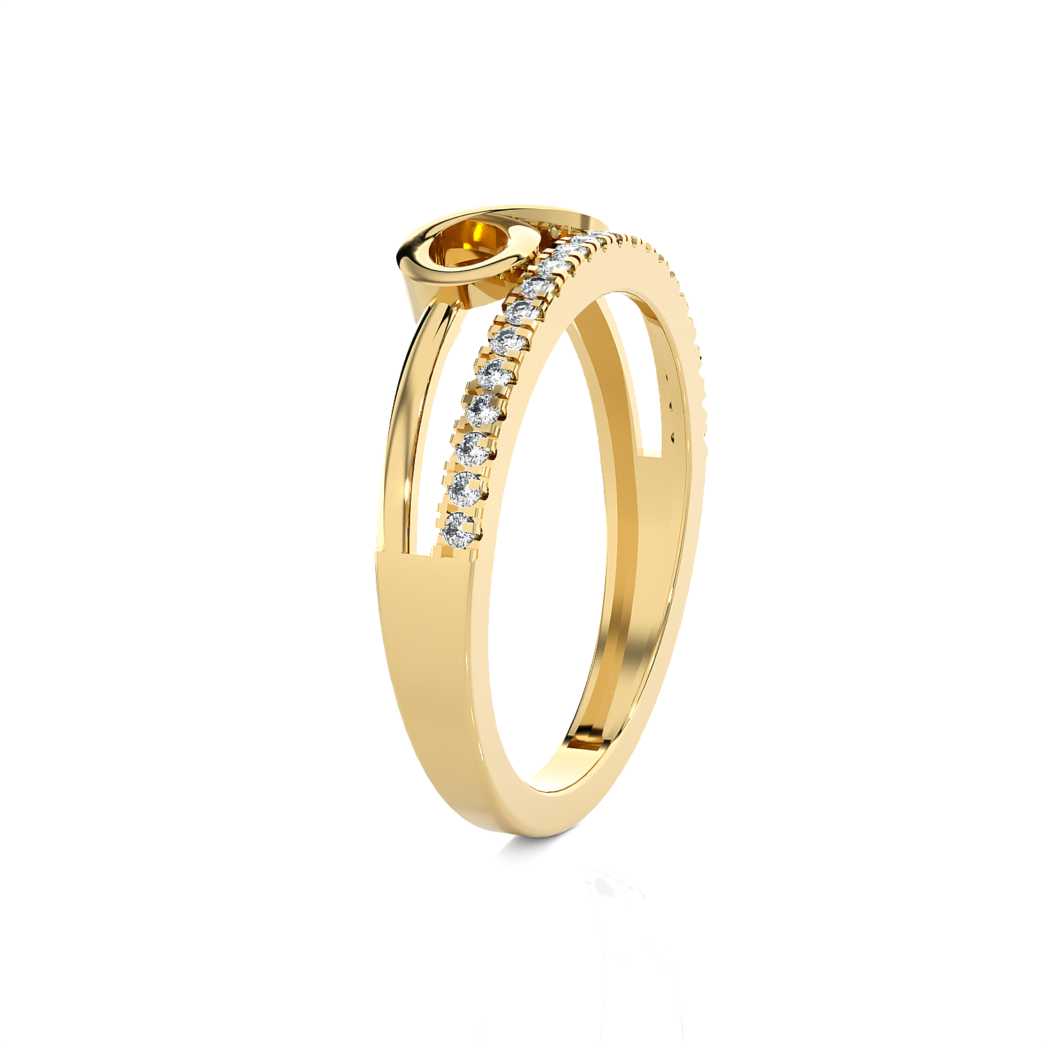1/6 ctw Round Lab Grown Diamond Ring