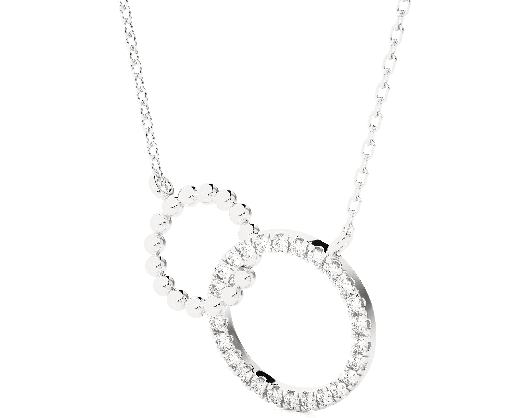 1/4  ctw Round Lab Grown Diamond Fashion Necklace