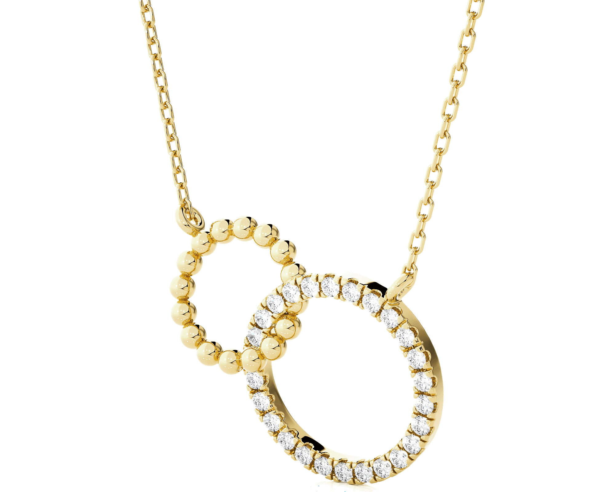 1/4  ctw Round Lab Grown Diamond Fashion Necklace