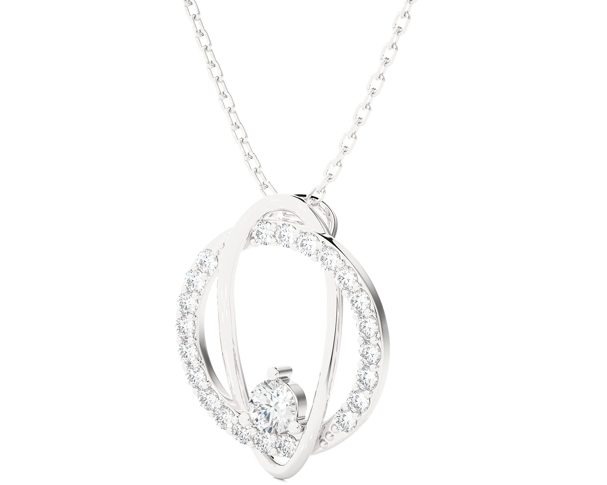 3/4  ctw Round Lab Grown Diamond Fashion Pendant