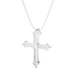 1/3  ctw Round Lab Grown Diamond Cross Pendant