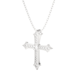 1/3  ctw Round Lab Grown Diamond Cross Pendant